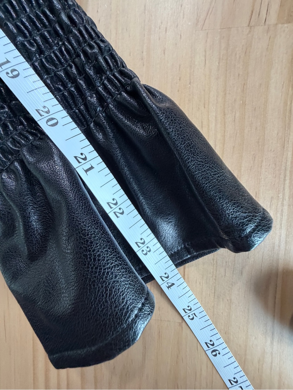 moodie Black Faux Leather Mini Dress B12 - Picture 11 of 12